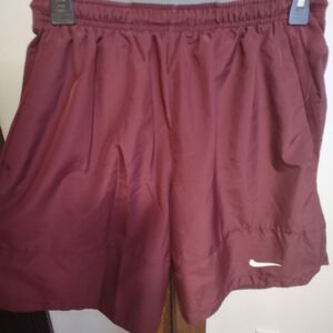 Nike Dri-Fit Maroon Athletic Shorts
